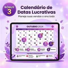 Calendário de Datas Lucrativas 2026
