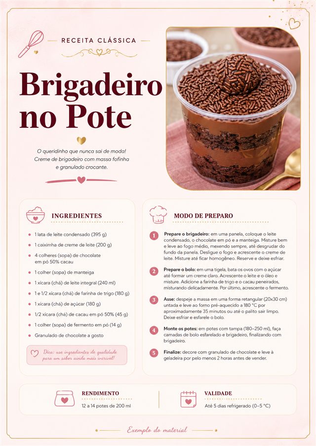 Brigadeiro no Pote
