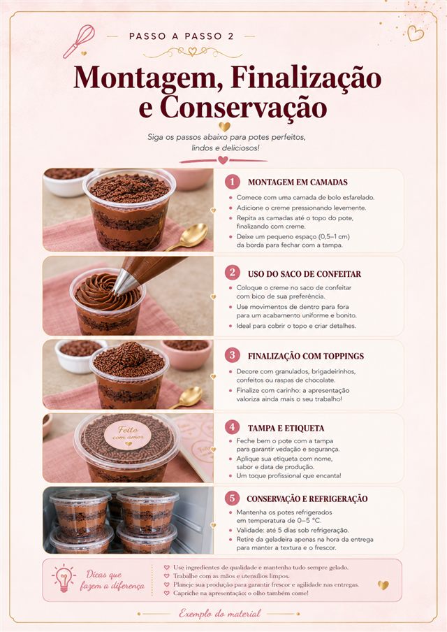 Passo a passo de montagem e conservação