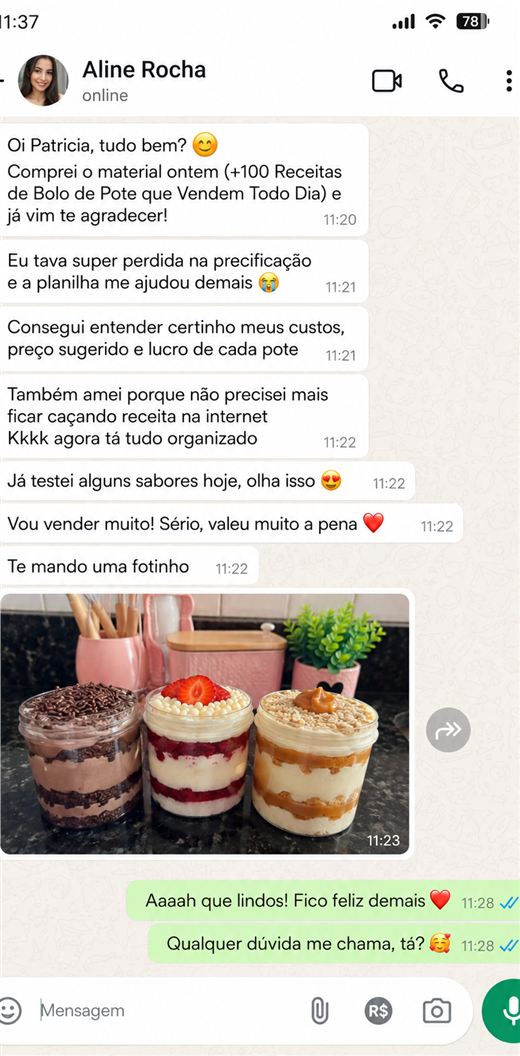 Depoimento de Aline Rocha